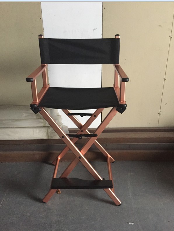 High Aluminum Frame Makeup Artist Director Chair Foldable Outdoor Furniture Lightweight Portable Folding Director Makeup Chair