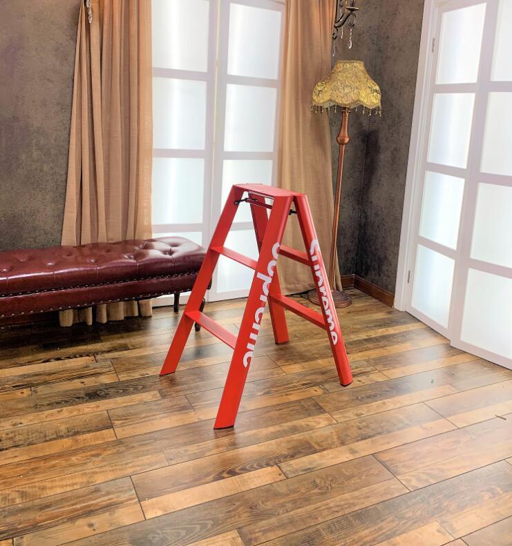 Modern Step Ladder 2 or 3 Step Aluminium Folding Ladder Portable Slim Step Stool Safety Household Stepladder with Milti-fuction
