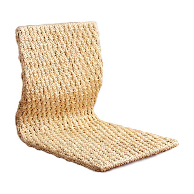 2pcs/lot Handmade Japanese Floor Legless Chair For Sitting Living Room Furniture Asian Traditional Tatami Zaisu Chair Design