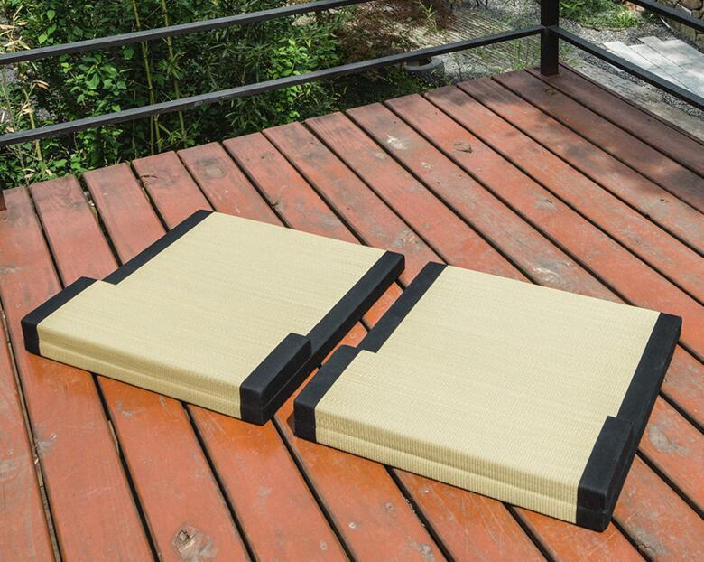 Folding Zabuton Meditation Cushion Zafu Zabuton Yoga Mat & Cushion Japanese Style Tatami Mat Buddha Meditation Cushions Seat