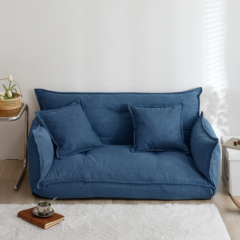 Modern Design Floor Sofa Bed 5 Position Adjustable Lazy Sofa Japanese Style Furniture Living Room Reclining Folding Sofa Couch