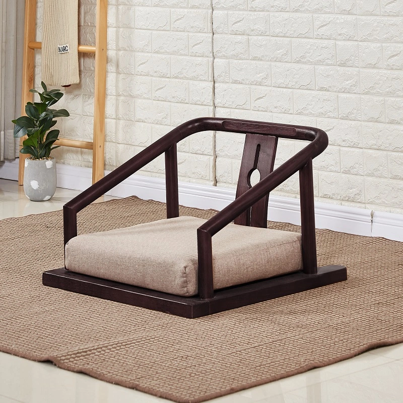 Tatami Legless Floor Zaisu Chairs Armchair Asian Furniture in Traditional Japanese Sitting Style Seat for Tatami Living Room