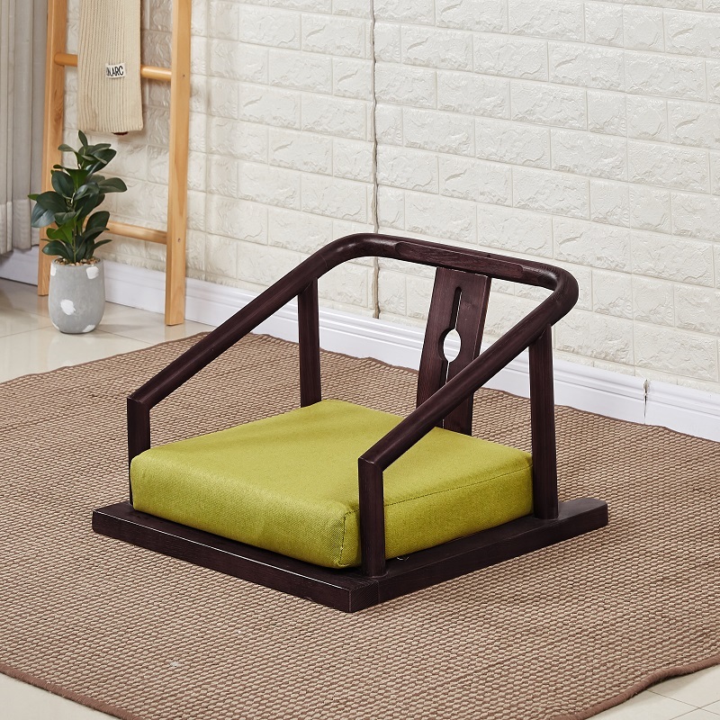 Tatami Legless Floor Zaisu Chairs Armchair Asian Furniture in Traditional Japanese Sitting Style Seat for Tatami Living Room