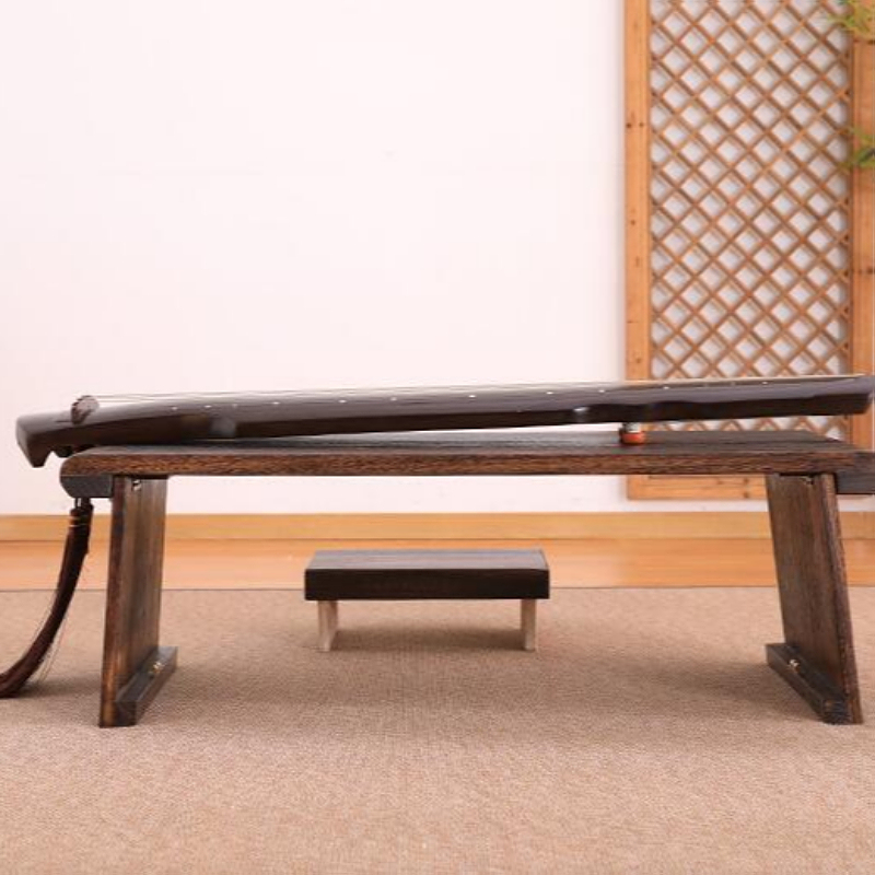 Wood Folding Floor Table With Bench Asian Chinese Antique Furniture Living Room Oriental Traditional Wooden Tea Table Foldable