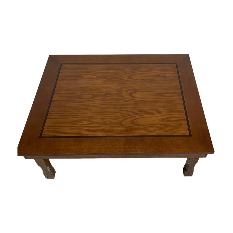 Rectangle 90X75cm  Antique Korean Coffee Tea Table Folding Leg Asian Style Living Room Foldable Furniture Floor Traditional Dining Table Wooden
