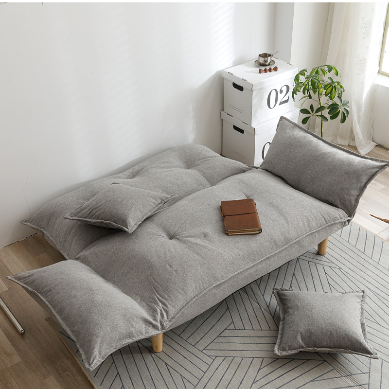Modern Armchair Sofa Bed 5 Angle Adjustable Reclining Back and Arm Living Room Furniture Home Small Double Sofa Couch Recliner