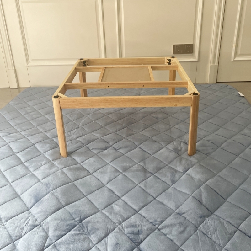 Modern Furniture Kotatsu Wooden Tea Table Square 75cm Living Room Furniture Japanese Style Tatami Foot Warmer Heated Wooden Tea Table