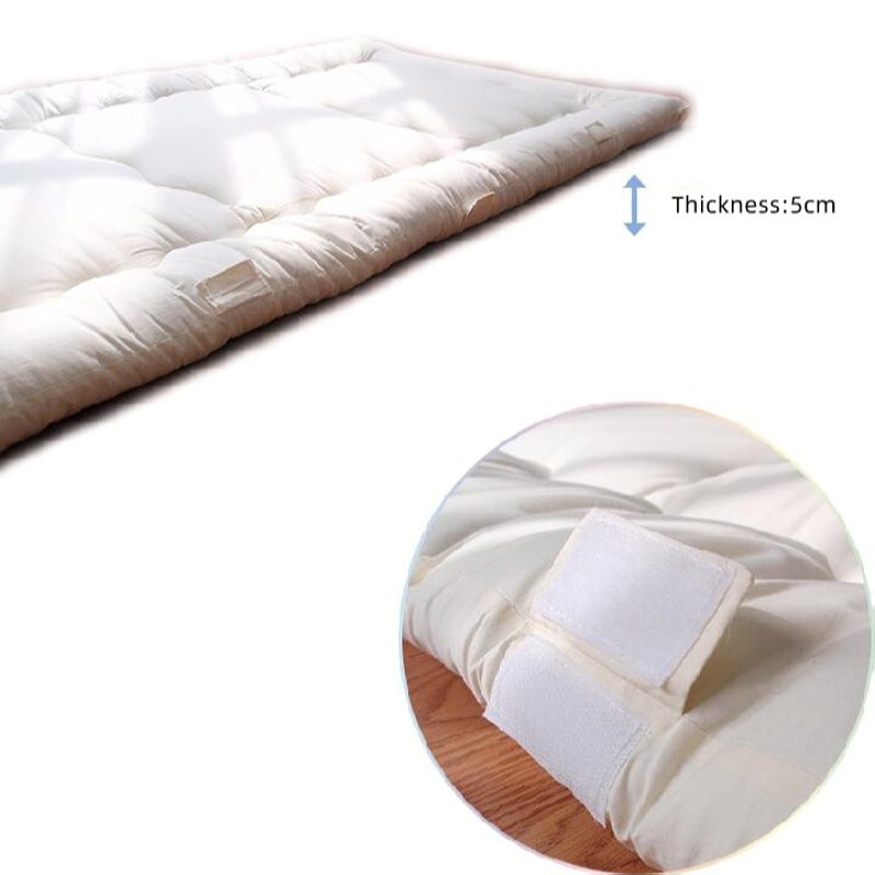 Japanese Shiki Futon Foldable Mattress Traditional Japan Futon Floor Mattress for Sleep&Travel Cotton Mattress Pad for Bed, Yoga