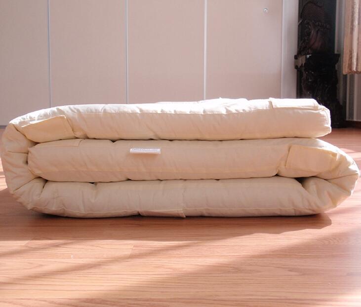 Japanese Shiki Futon Foldable Mattress Traditional Japan Futon Floor Mattress for Sleep&Travel Cotton Mattress Pad for Bed, Yoga