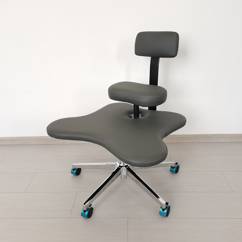 Ergonomic Cross Legged Chair with Wheels Home or Office Furniture Versatile Kneeling Chair Height Adjustable Desk Computer Chair