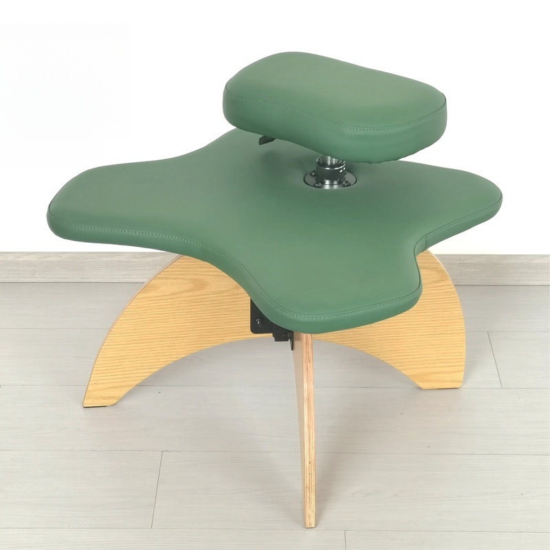 Soul Seat Wooden Kneeling Chair Ergonomic Seat Height-Adjustable Stool for Posture Improvement and Posture Correction Office