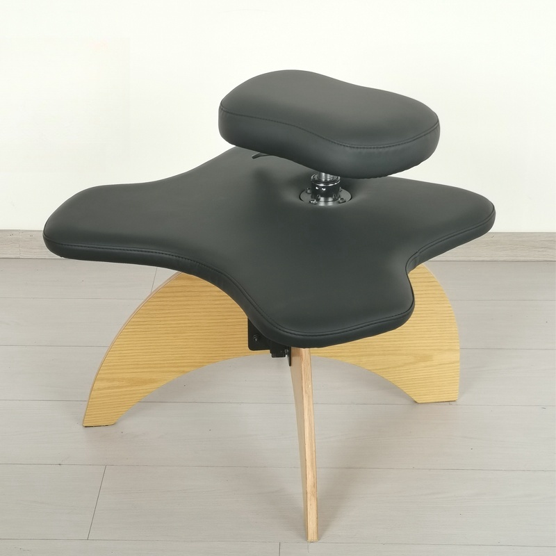 Soul Seat Wooden Kneeling Chair Ergonomic Seat Height-Adjustable Stool for Posture Improvement and Posture Correction Office