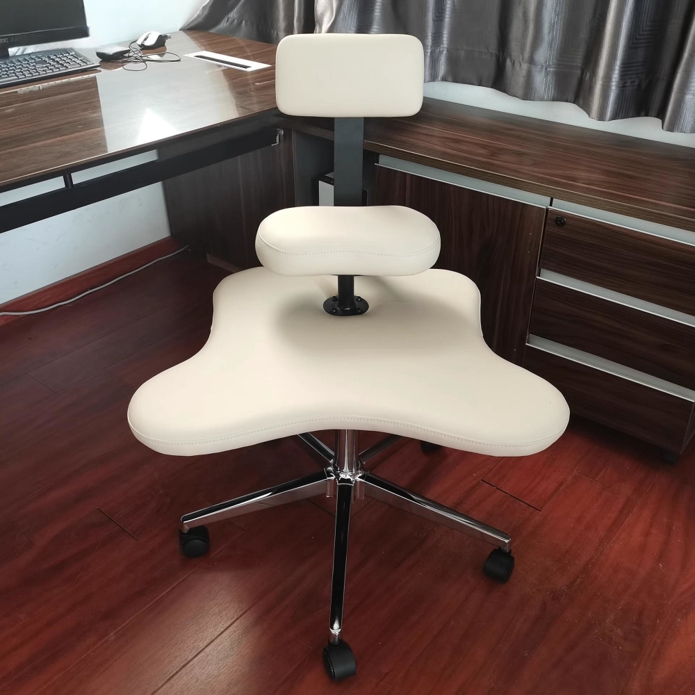 Ergonomic Cross Legged Chair with Wheels Home or Office Furniture Versatile Kneeling Chair Height Adjustable Desk Computer Chair