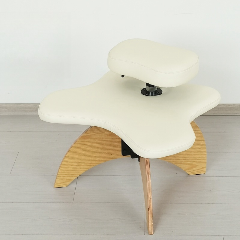 Soul Seat Wooden Kneeling Chair Ergonomic Seat Height-Adjustable Stool for Posture Improvement and Posture Correction Office
