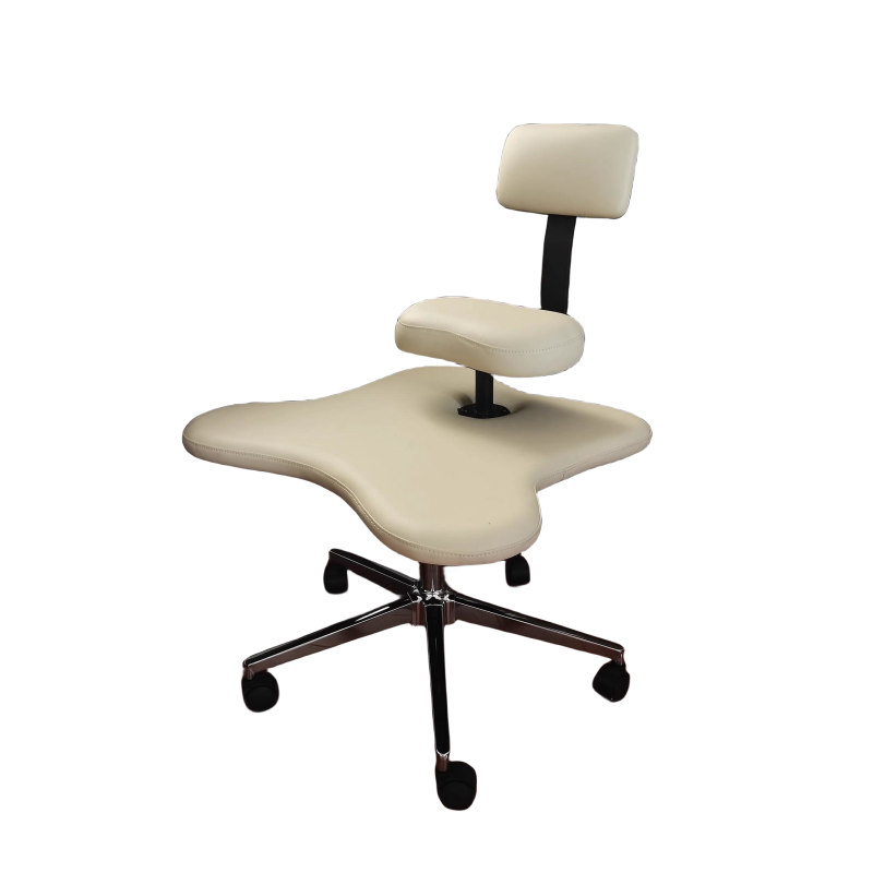 Ergonomic Cross Legged Chair with Wheels Home or Office Furniture Versatile Kneeling Chair Height Adjustable Desk Computer Chair