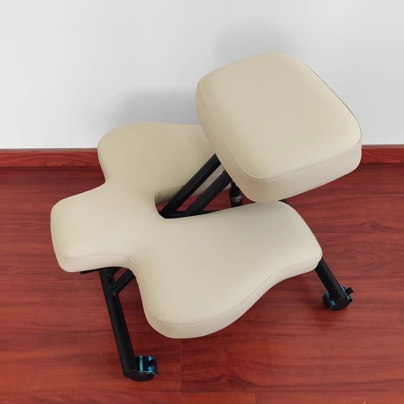 Adjustable Ergonomic Kneeling Chair Home Office Computer Chair with Casters Upright Stool Students Improves and Corrects Posture