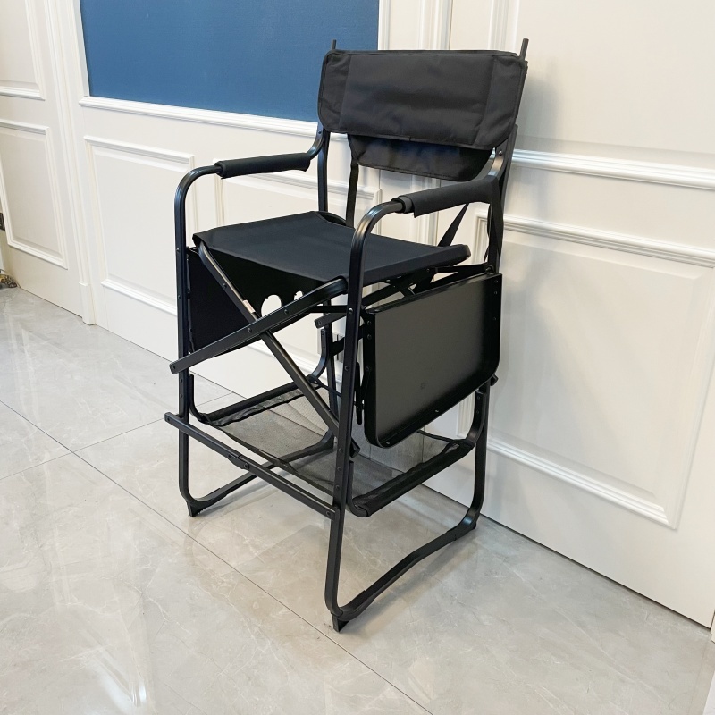 Tall Heavy Duty Director Chair - Perfect for Expos, Meetings, Shows, Counters Indoor/outdoor Chair Aluminium Makeup Chair
