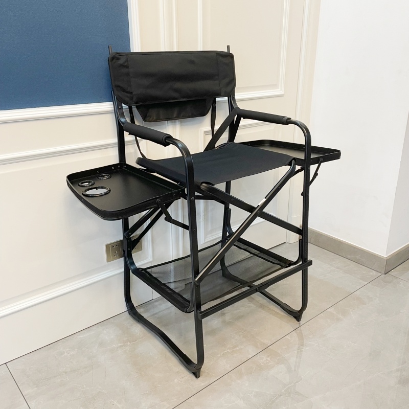 Tall Heavy Duty Director Chair - Perfect for Expos, Meetings, Shows, Counters Indoor/outdoor Chair Aluminium Makeup Chair