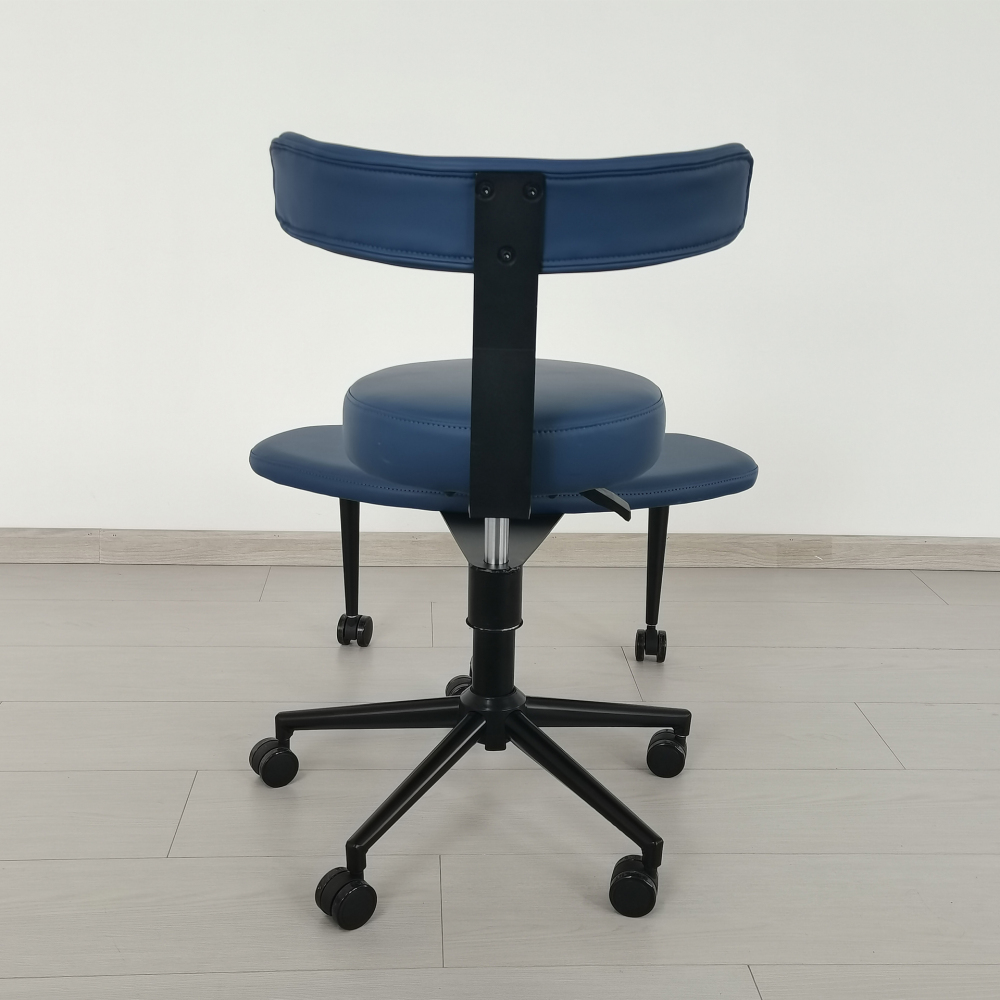 Cross-legged Meditation Chair, Home Office Desk Chair with Adjustable Stool, Lumbar Support, Flexible Design