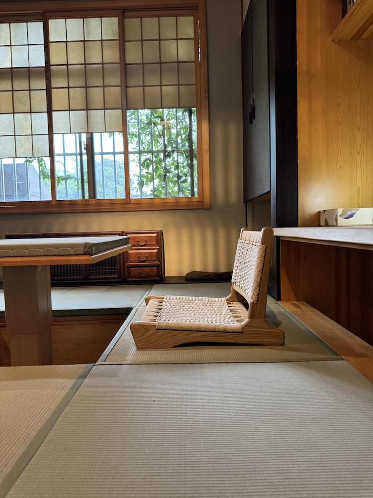 Tatami Legless Chair Woven Rattan Tatami Backrest Chair