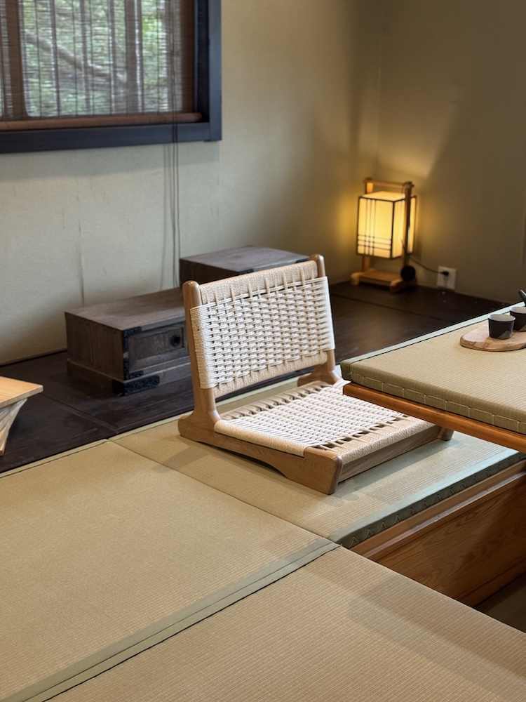 Tatami Legless Chair Woven Rattan Tatami Backrest Chair