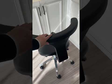 Saddle Stool Rolling Chair -Adjustable Height&Seat