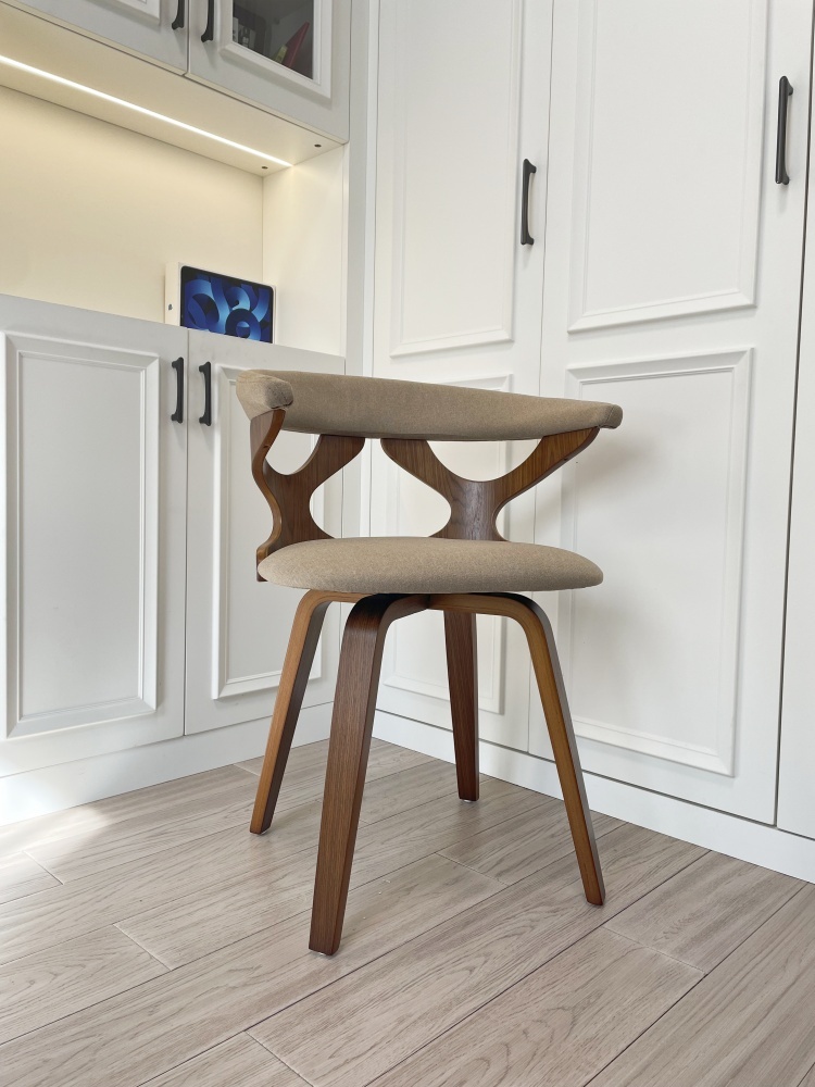 Gardenia Mid-century Dining Chair Accent Swivel Chair