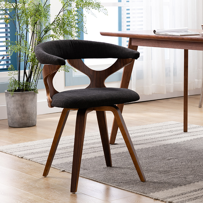 Gardenia Mid-century Dining Chair Accent Swivel Chair