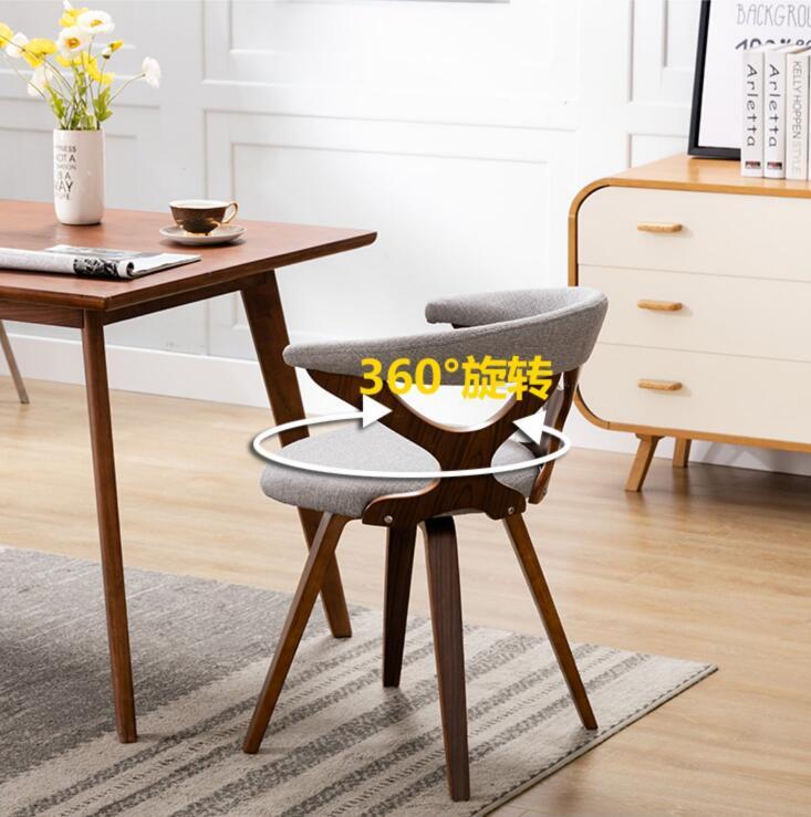 Gardenia Mid-century Dining Chair Accent Swivel Chair