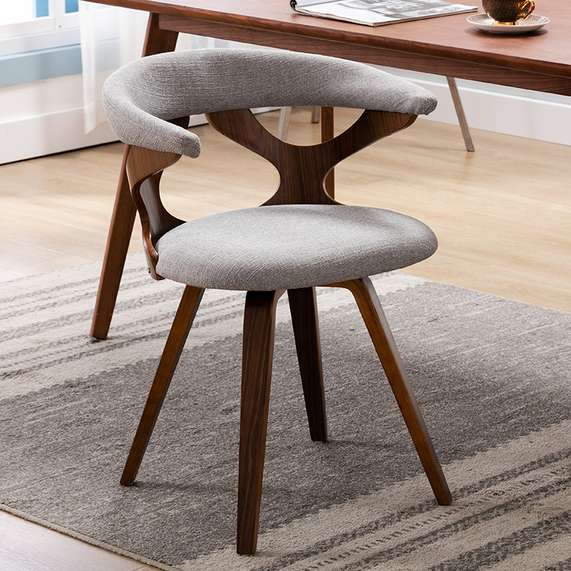 Gardenia Mid-century Dining Chair Accent Swivel Chair