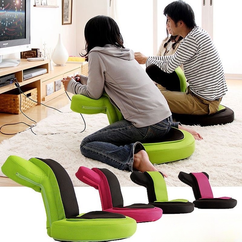 Floor Video Gaming Chair-14 position adjustable for Back, Head
