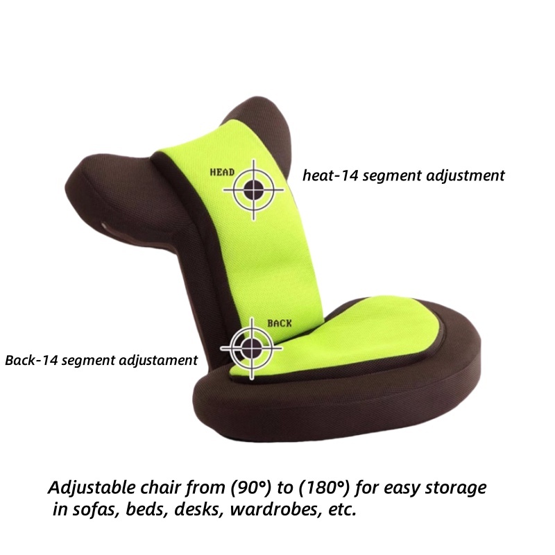 Floor Video Gaming Chair-14 position adjustable for Back, Head