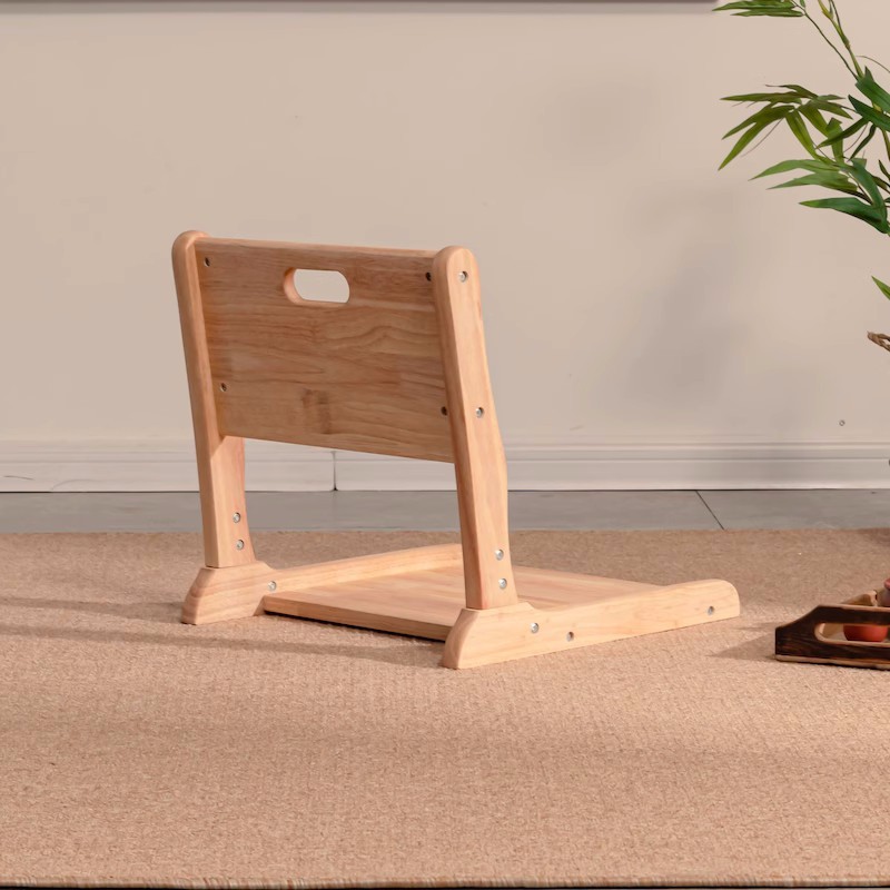 Japanese Tatami Chair with removeable cushion seat&back , Foldable