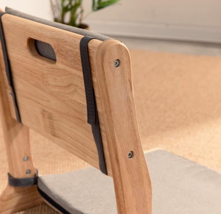 Japanese Tatami Chair with removeable cushion seat&back , Foldable