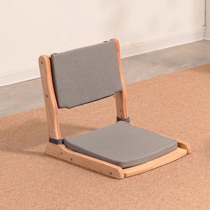 Japanese Tatami Chair with removeable cushion seat&back , Foldable