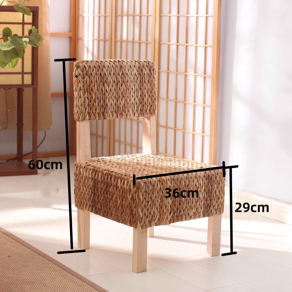 Handmade Round Stool made from banana leaves