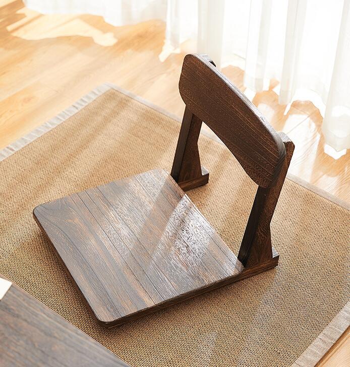 Japanese Style Tatami Meditation Legless Chair, Two Finish Available
