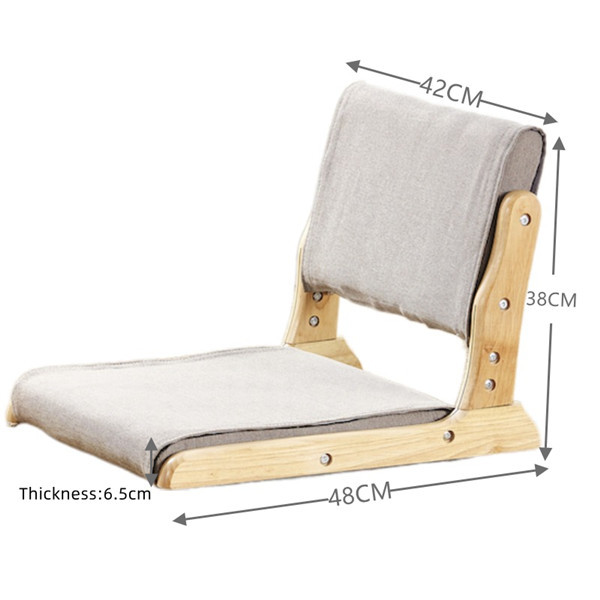 Japanese Tatami Chair with Washable fabric upholstery , Foldable