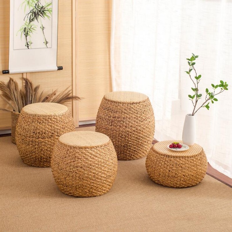 Rattan Round Stool