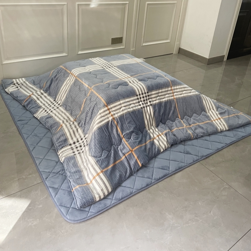 (2pcs/set)  Retangle Kotatsu Futon Top & Bottom Set Comforter