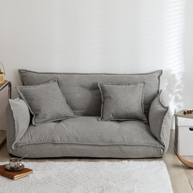 Modern Design Floor Sofa Bed 5 Position Adjustable Lazy Sofa Japanese Style Furniture Living Room Reclining Folding Sofa Couch