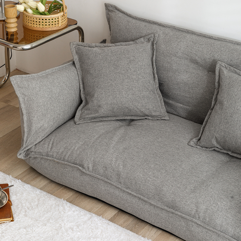 Modern Design Floor Sofa Bed 5 Position Adjustable Lazy Sofa Japanese Style Furniture Living Room Reclining Folding Sofa Couch
