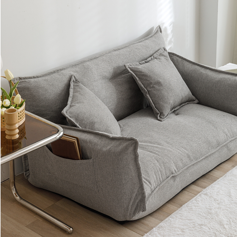 Modern Design Floor Sofa Bed 5 Position Adjustable Lazy Sofa Japanese Style Furniture Living Room Reclining Folding Sofa Couch