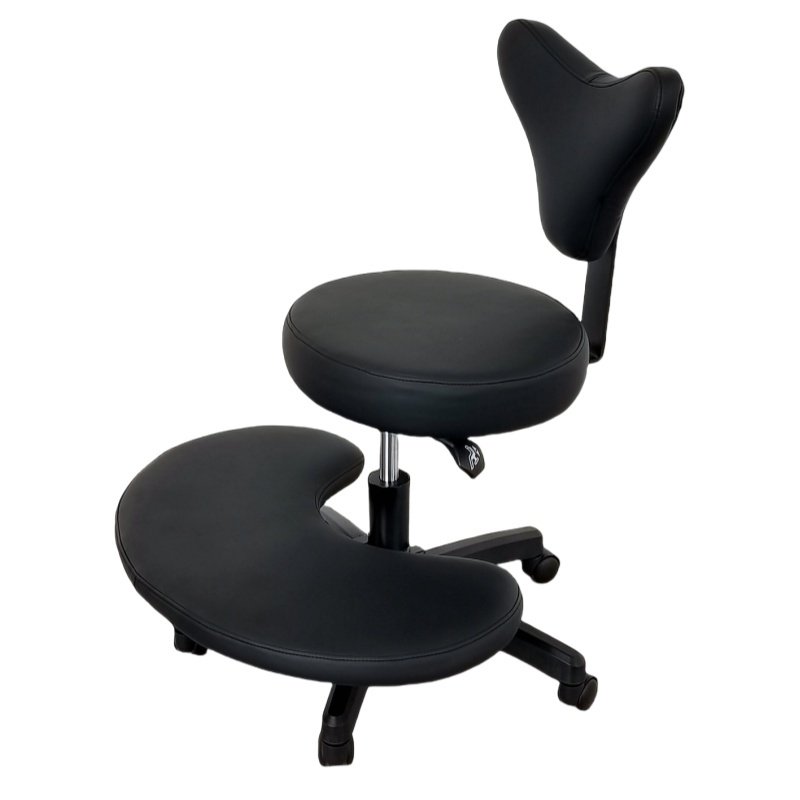 Ergonomic Cross Legged Chair with Wheels