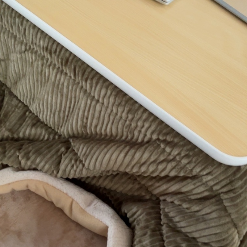4pcs/set Kotatsu Table Heater Futon Capert Japanese Style Furniture Living Room Tatami Foot Warmer Heated Wood Coffee Tea Table