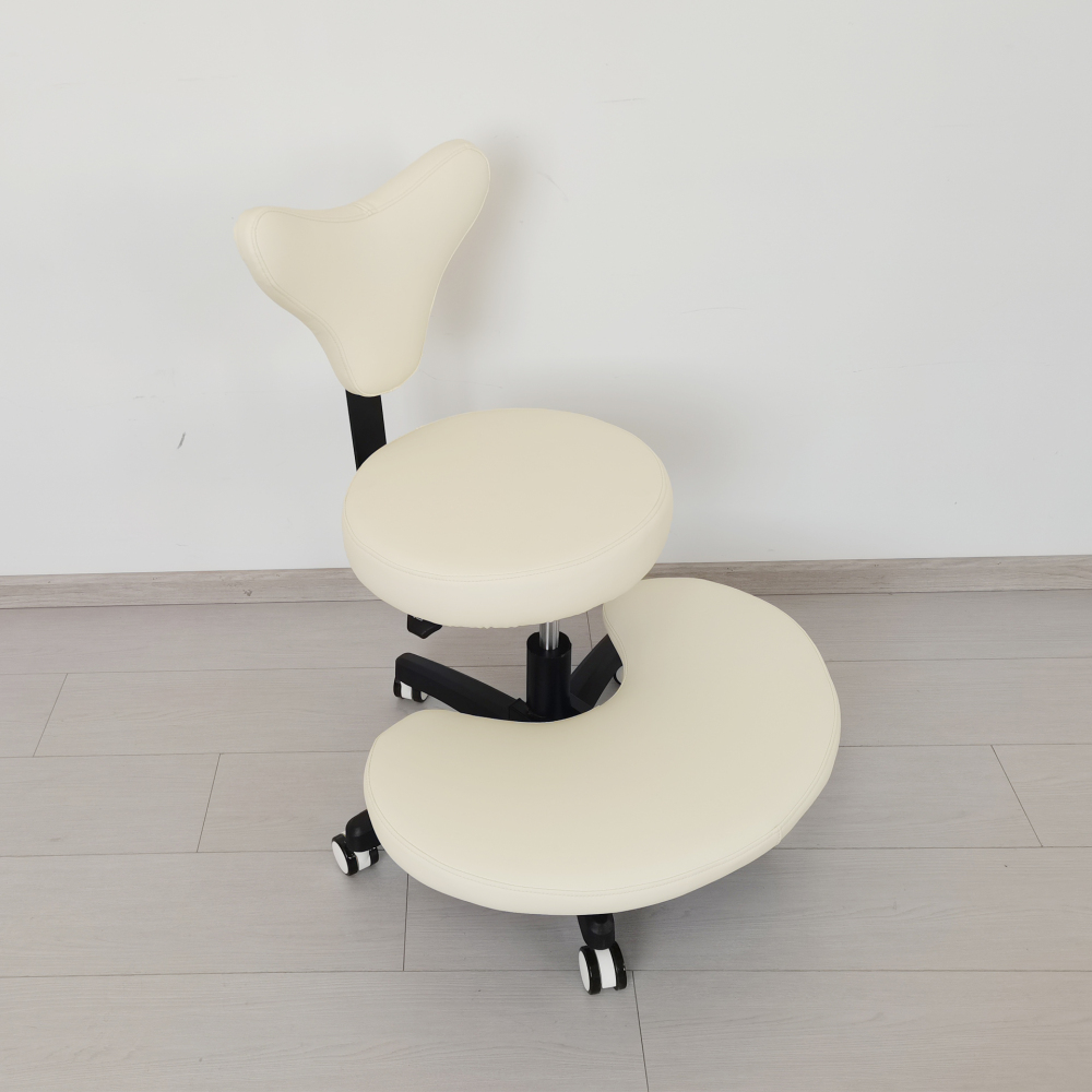 Ergonomic Cross Legged Chair with Wheels