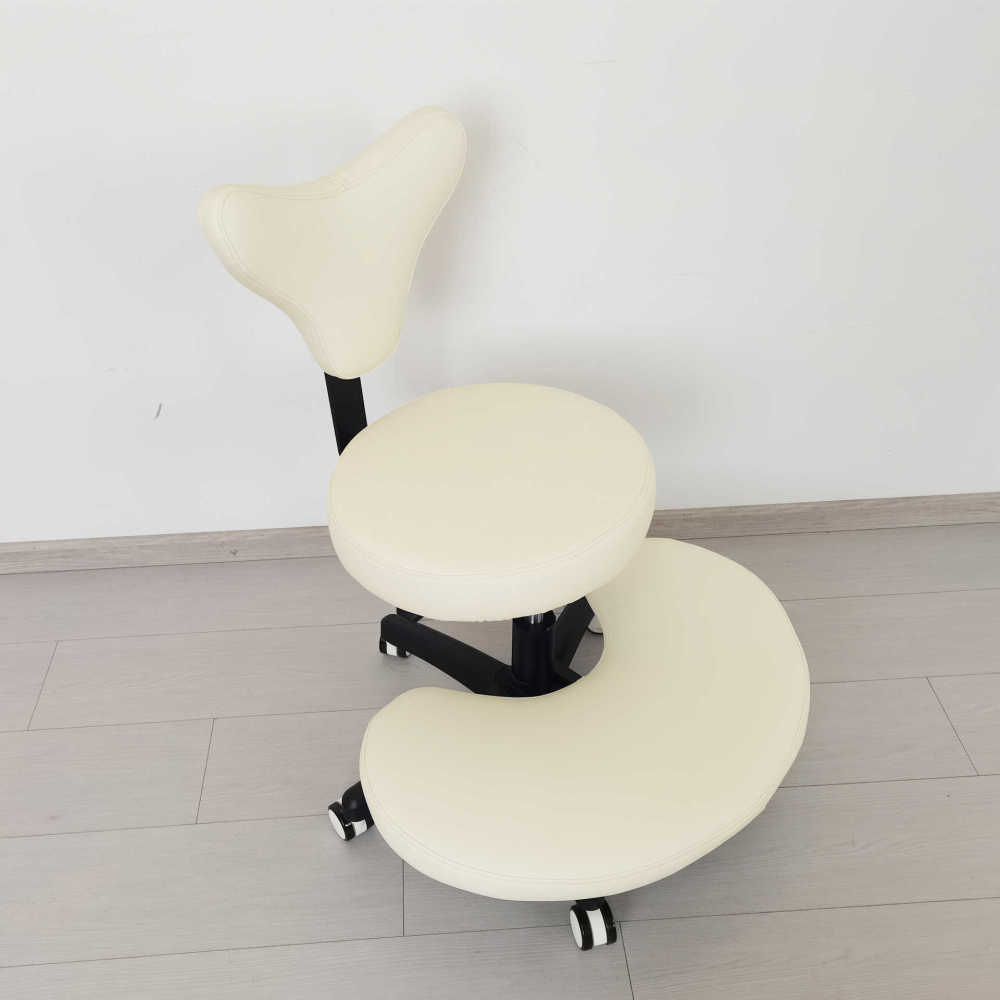 Ergonomic Cross Legged Chair with Wheels