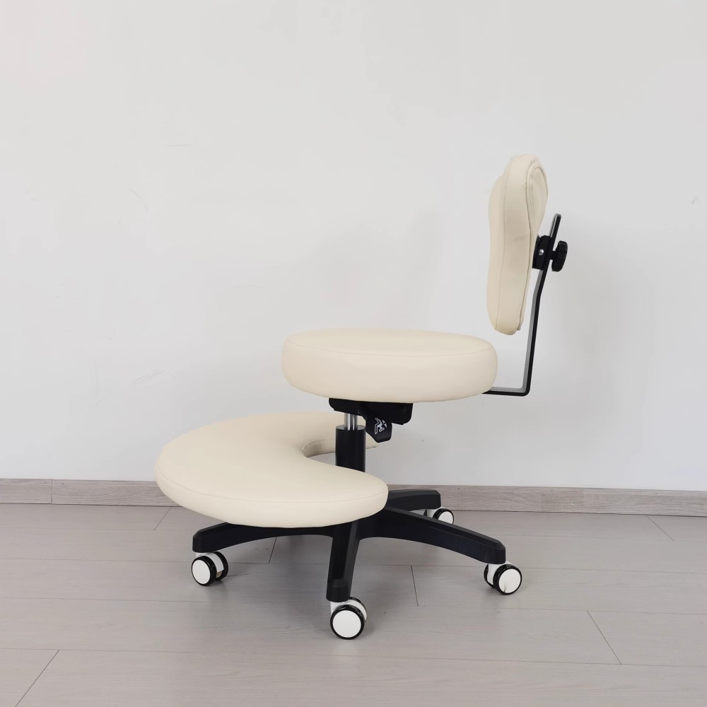 Ergonomic Cross Legged Chair with Wheels