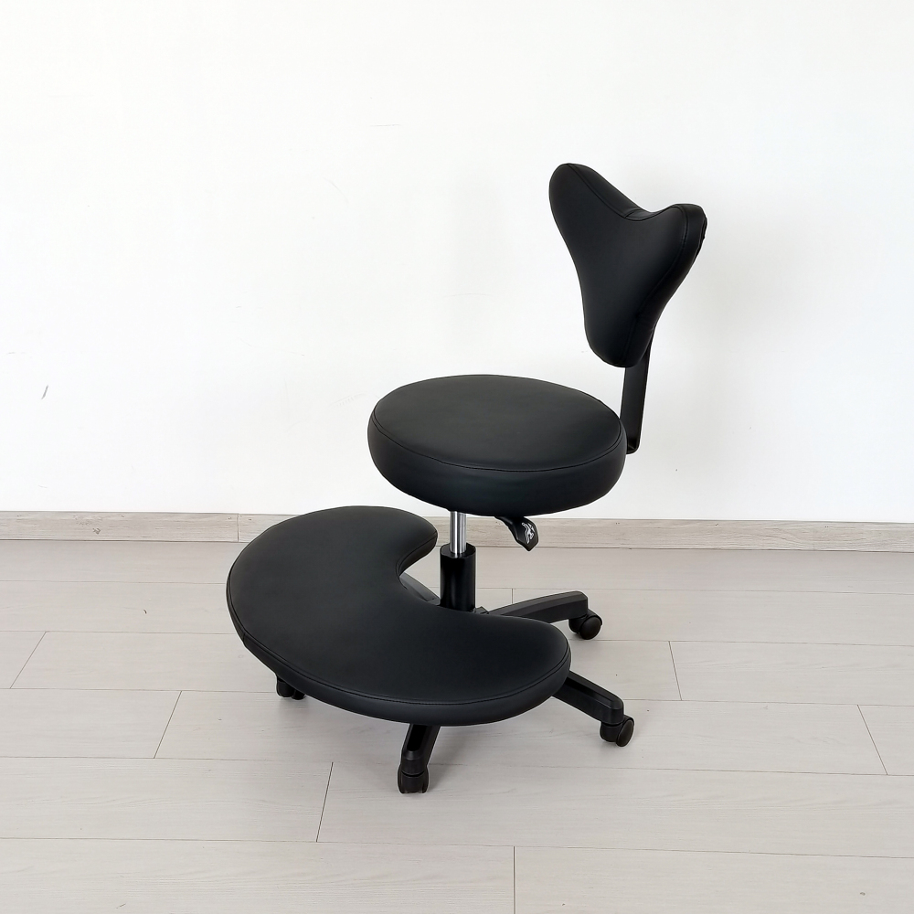Ergonomic Cross Legged Chair with Wheels