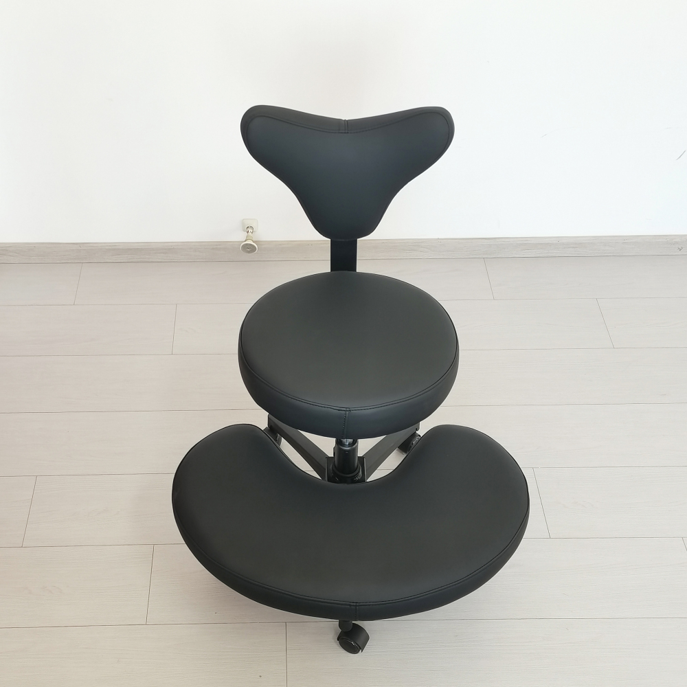 Ergonomic Cross Legged Chair with Wheels